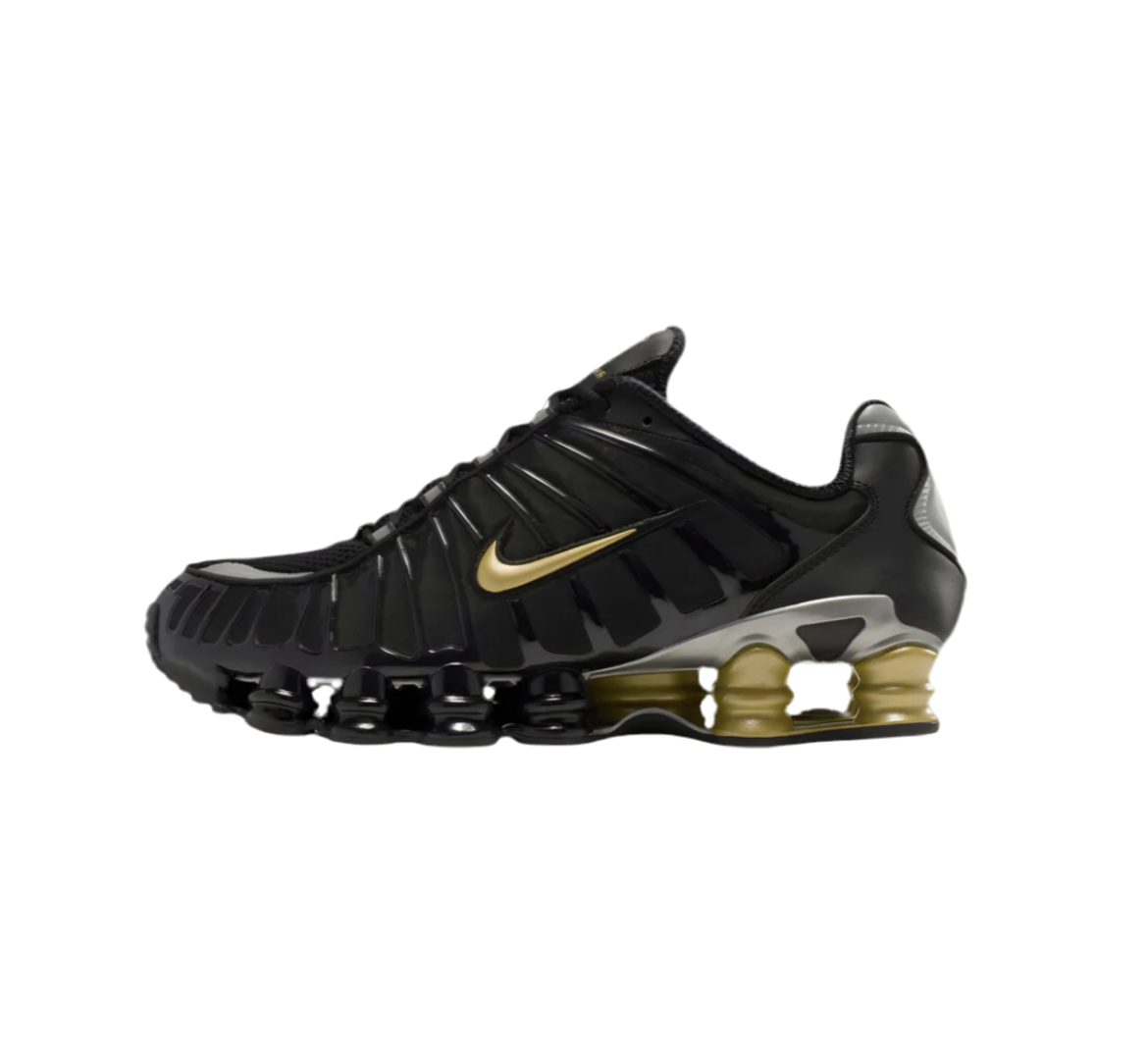 Nike Shox TL Neymar Jr Gold and Black SOLE COUTURE