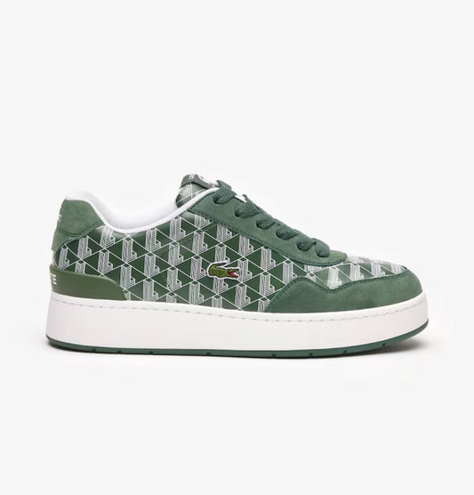 Lacoste Ace Clip - Leather Monogram Green Sneaker