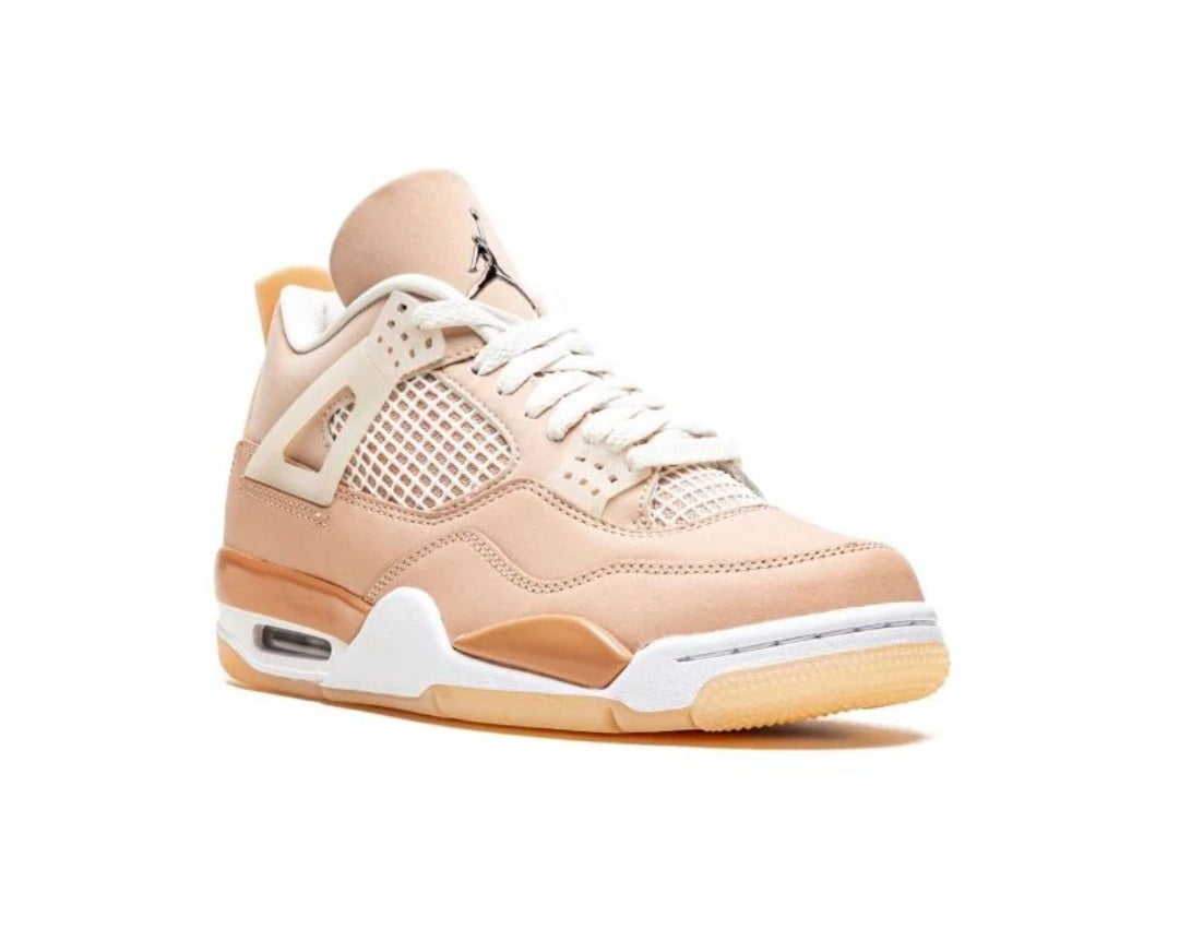 Air Jordan 4 Retro - Shimmer metallic silver orange