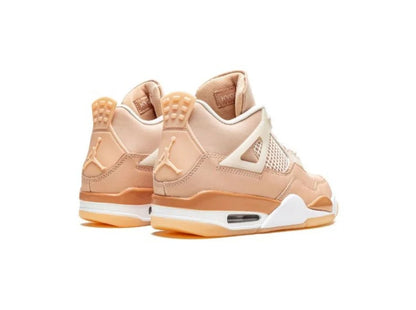 Air Jordan 4 Retro - Shimmer metallic silver orange