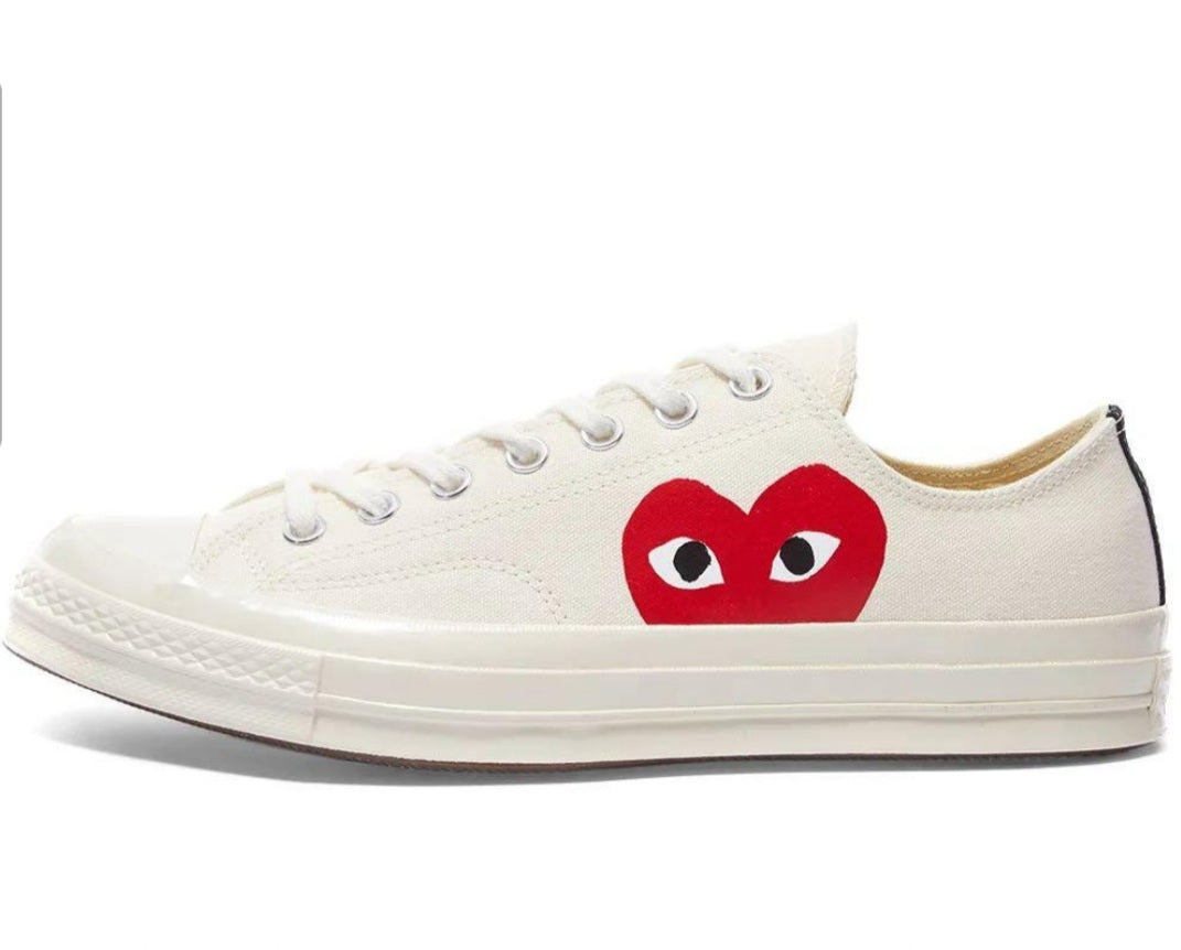 Converse All Star 70s Ox Comme Des Garcons play Low - White