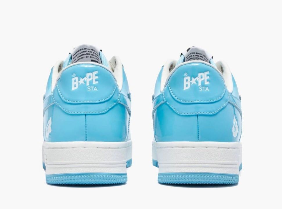 BAPE Bapesta - Blue and White