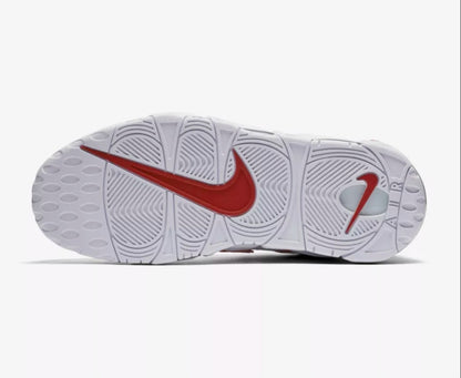 Nike Up Tempo - White and Varsity Red