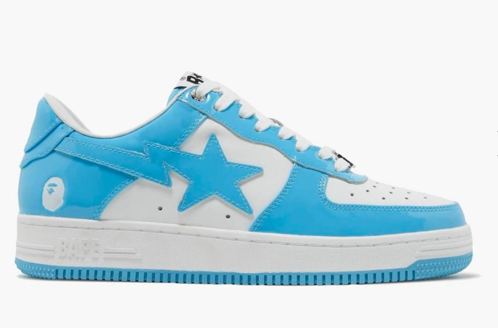 BAPE Bapesta - Blue and White