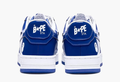 BAPE Bapesta - Patent Leather White