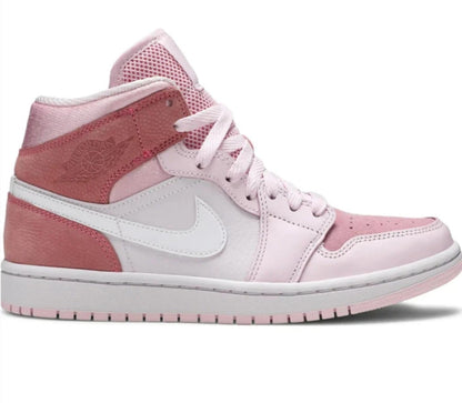 Air Jordan 1 Retro Mid - Digital Pink Right side view