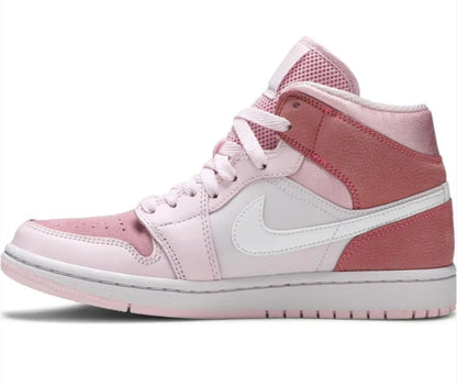 Air Jordan 1 Retro Mid - Digital Pink right inner side view