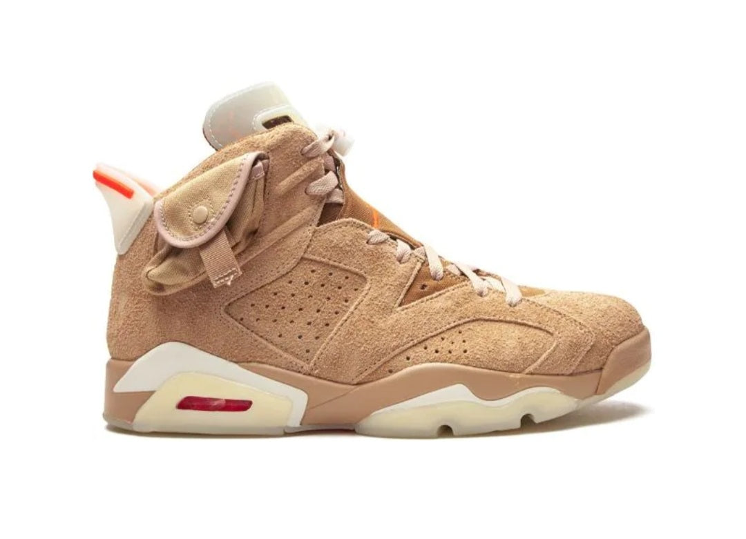 Air Jordan 6 Retro x Travis Scott Cactus Jack - British Khakhi