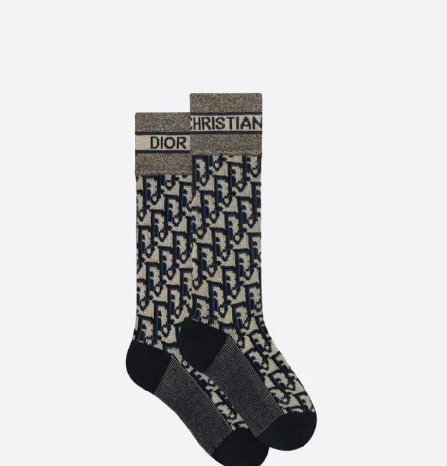 Christian Dior Socks - Brown and black