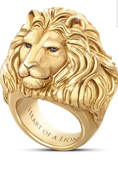 Lion Ring - Gold