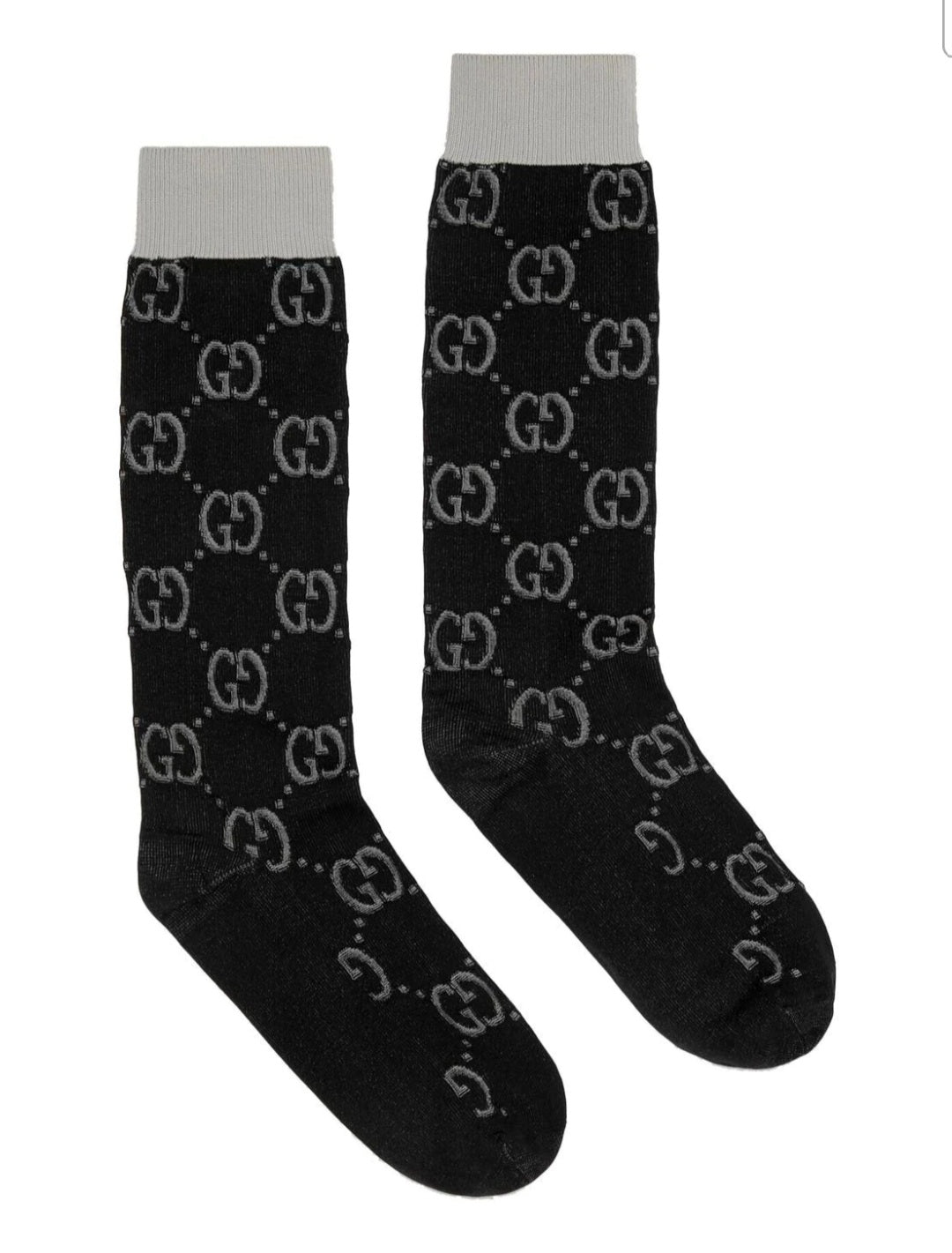 Gucci Socks - Black Interlocking G jacquard socks