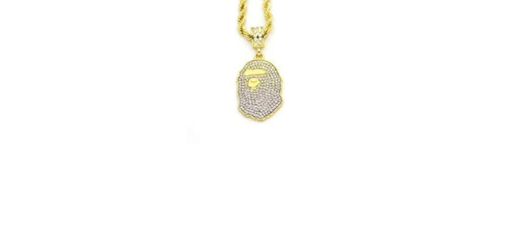 Bathing Ape Chain - Gold