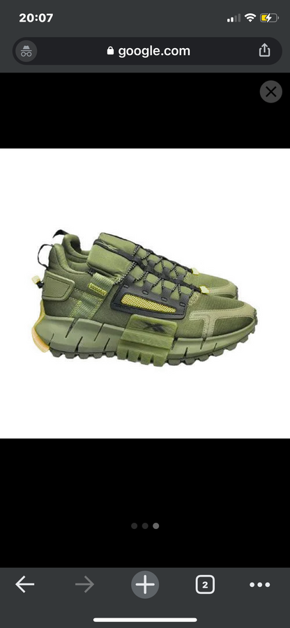 Reebok Zig Kinetica - Army Green