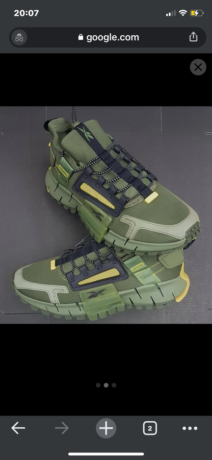 Reebok Zig Kinetica - Army Green